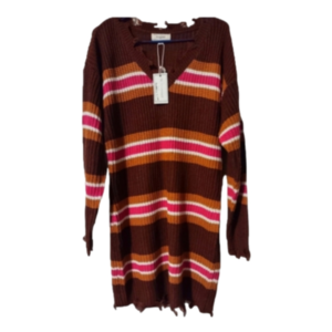 Distressed Women's Sweater Dress Size XL